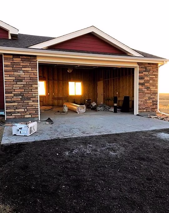 Custom Colorado home with stone veneer and masonry exterior