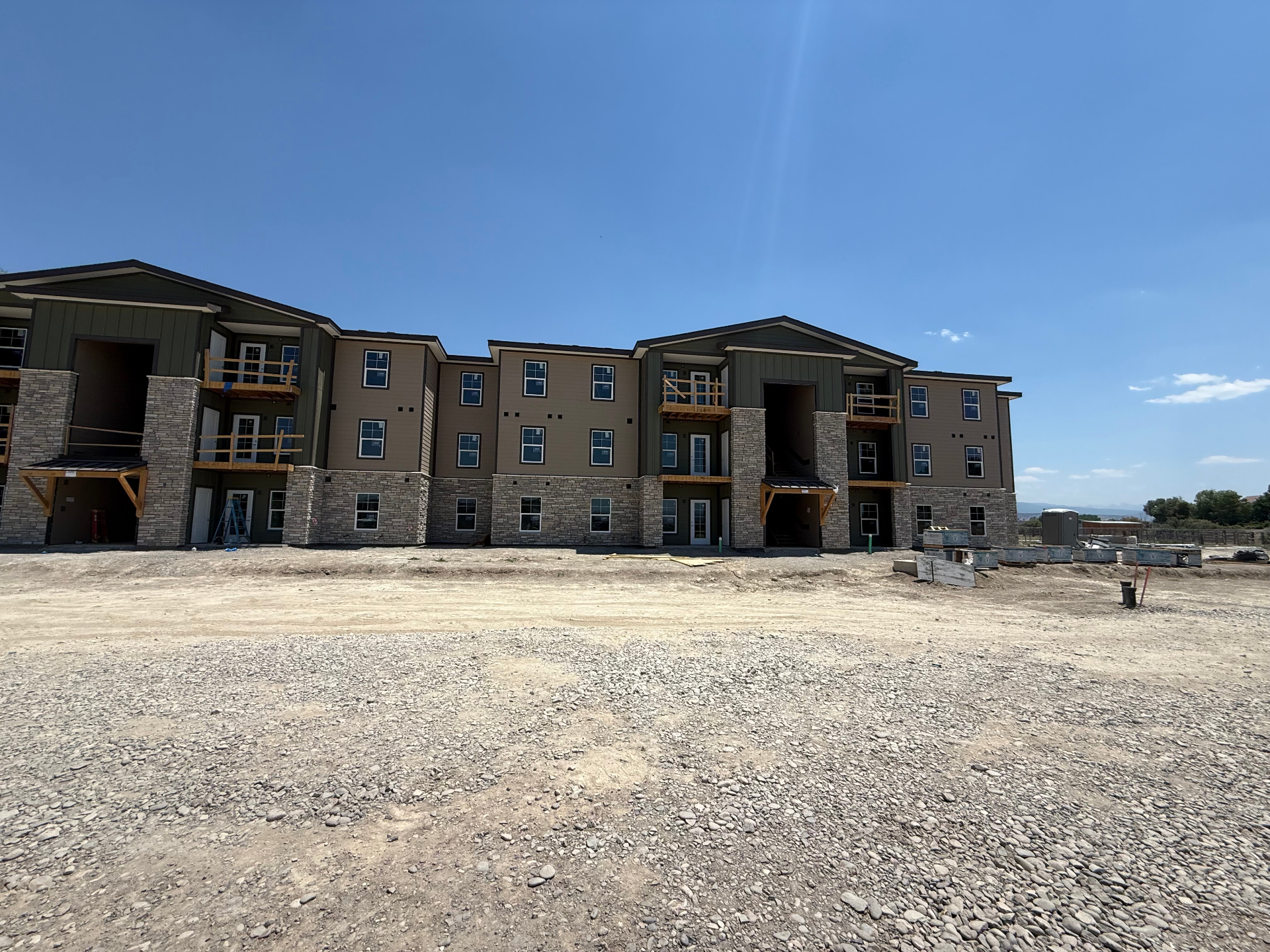 Multi-family brick and stone — completed