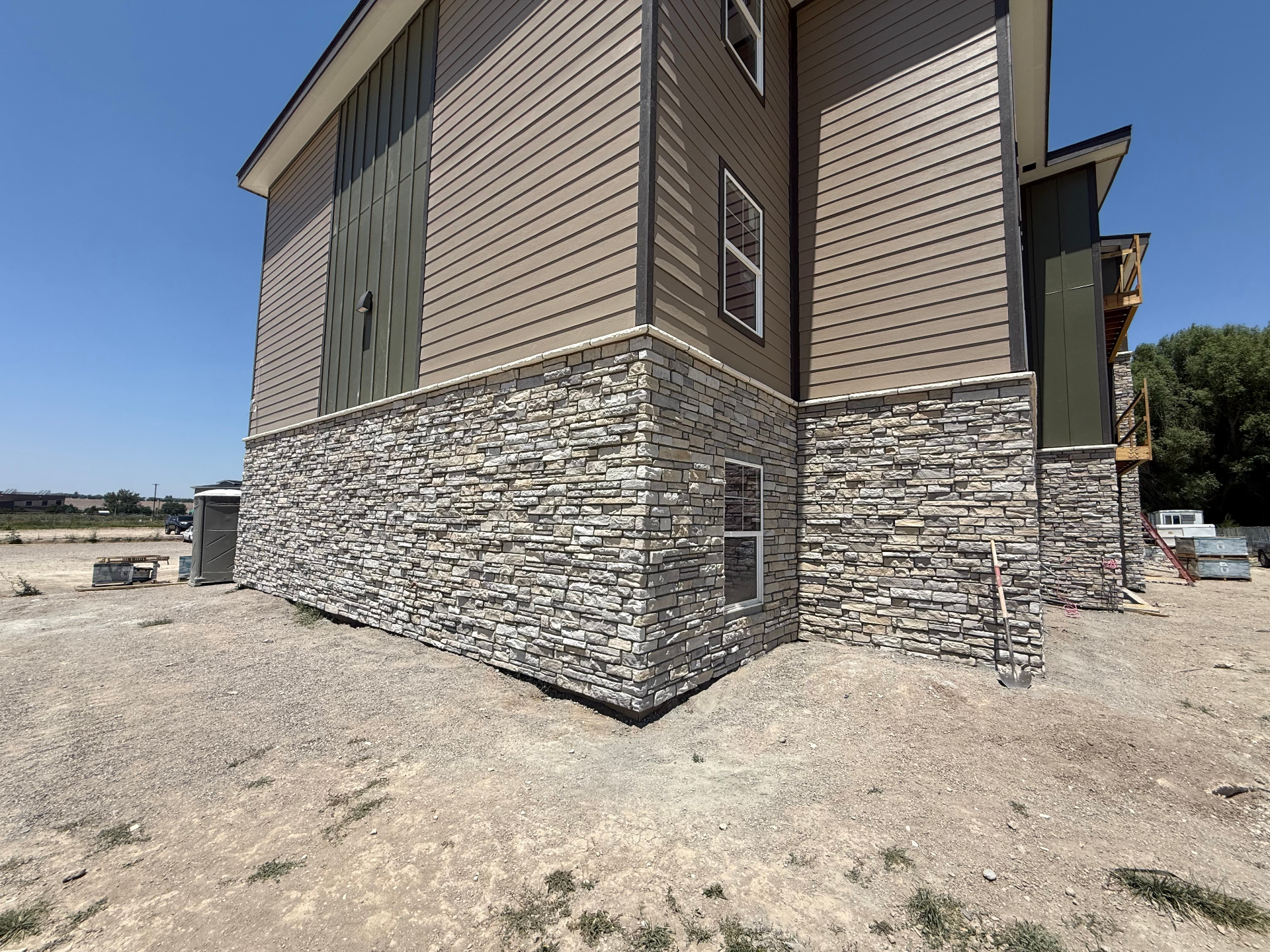 Multi-family brick and stone — completed