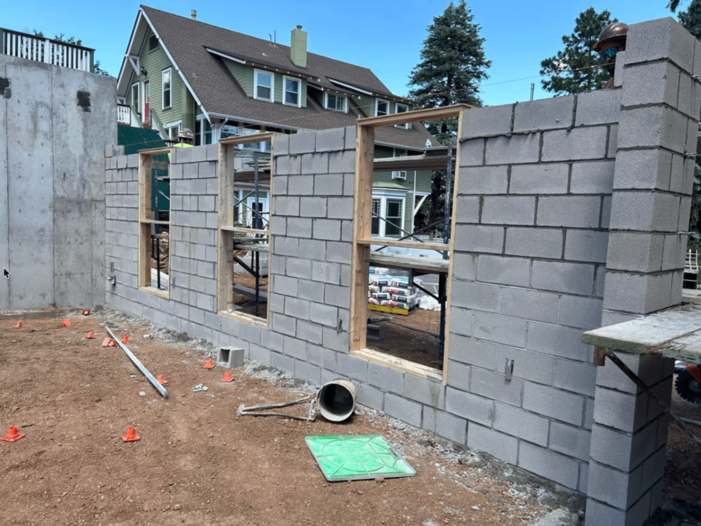 Multi-family brick and stone construction